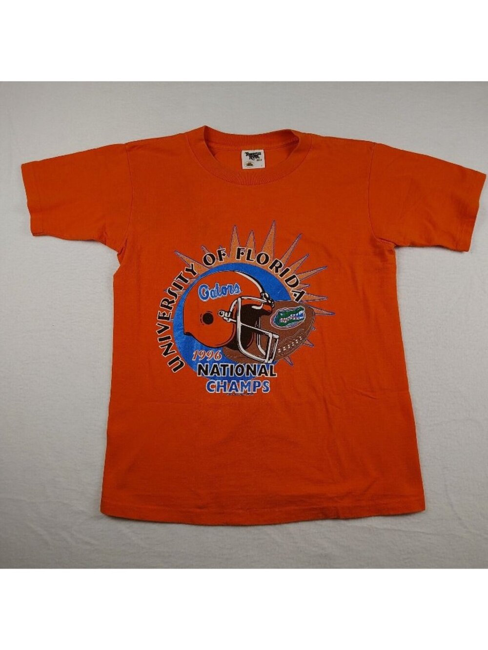 VTG University Of Florida Gators Shirt S/M Fit 1996 Football National Champs